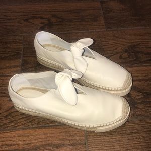 REBECCA MINKOFF GIA LEATHER ESPDRILLE SNEAKERS